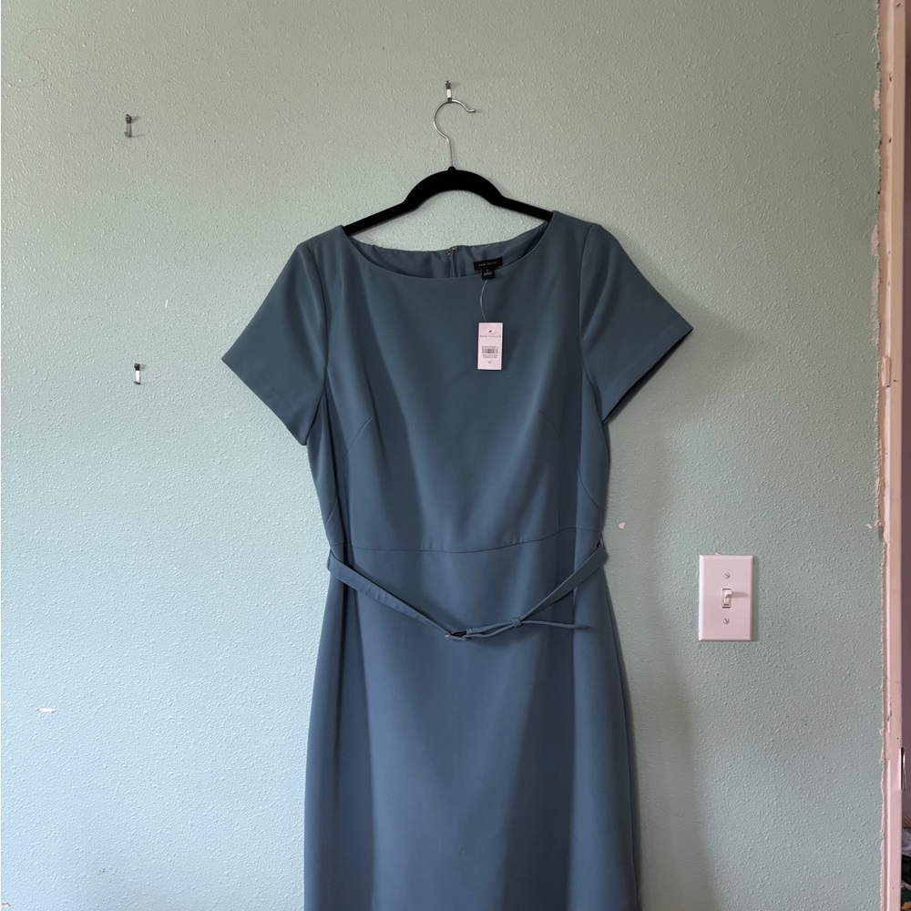 Ann Taylor Teal Midi Dress